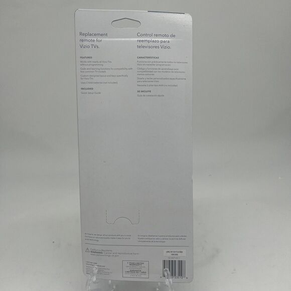 INSIGNIA NS-RMTVIZ17 For VIZIO TV'S Remote Control New Replacement Remote - Picture 2 of 3